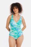 Surplice swimsuit