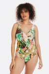 Surplice swimsuit