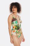 Surplice swimsuit