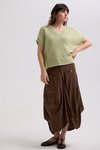 Textured V top