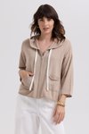Linen hoodie
