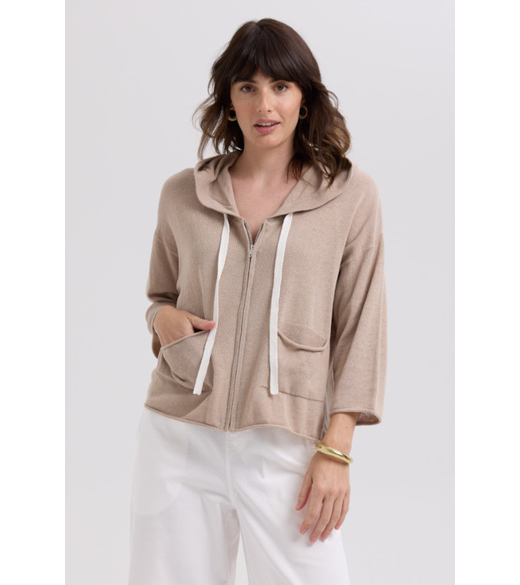 Linen hoodie