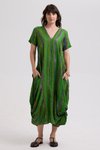 Painted linen dress
