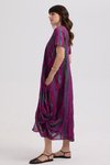 Painted linen dress
