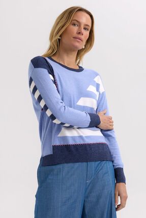 Handwork intarsia jumper-knitwear-Gaby's