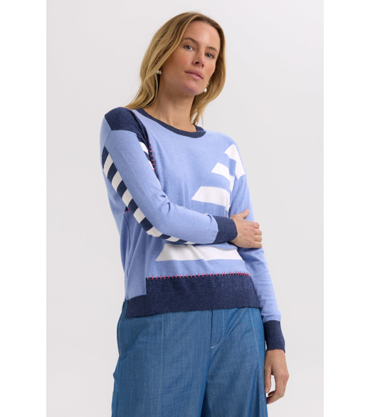 Handwork intarsia jumper