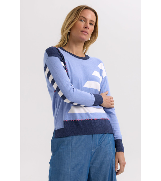 Handwork intarsia jumper