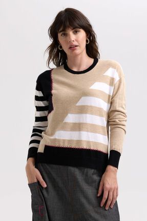 Handwork intarsia jumper-knitwear-Gaby's