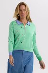 Blossoms handwork cardi