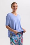 Pointelle shoulder top