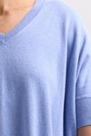 Pointelle shoulder top