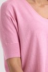 Pointelle shoulder top