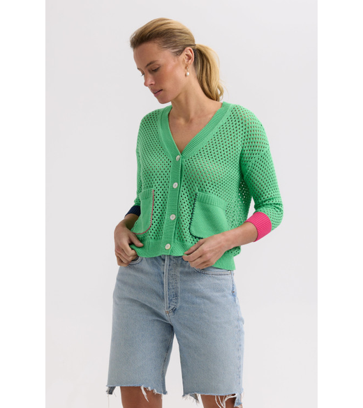 Holey cardi