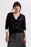 Holey cardi
