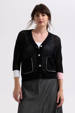 Holey cardi-knitwear-Gaby's