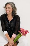 Holey cardi