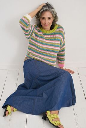 Denim skirt-skirts-Gaby's