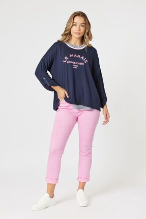 Embroidered patch jean-pants-and-leggings-Gaby's