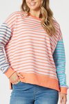 Maxwell summer stripe sweat