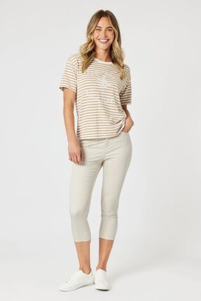 Cote D'Azur stripe tee-tops-Gaby's