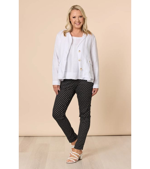 Danielle linen jacket