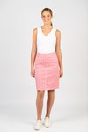 Printed skirt centre back vent