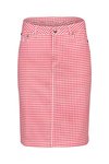 Printed skirt centre back vent