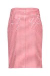 Printed skirt centre back vent