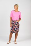 Printed skirt centre back vent