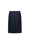 Poplin skirt with back vent