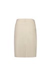 Poplin skirt with back vent
