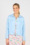 Linen jacket frayed seams