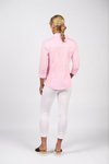Button shirt with rib panels