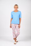 Boat neck top, cuff sleeve