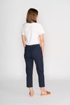 7/8 slim leg elastic waist pant