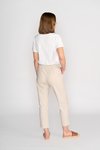 7/8 slim leg elastic waist pant