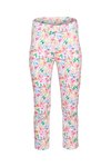 Print slim leg 7/8 lightweight pant