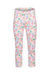 Print slim leg 7/8 lightweight pant