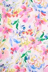 Print slim leg 7/8 lightweight pant
