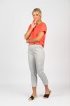 Slim leg 7/8 pull on pant