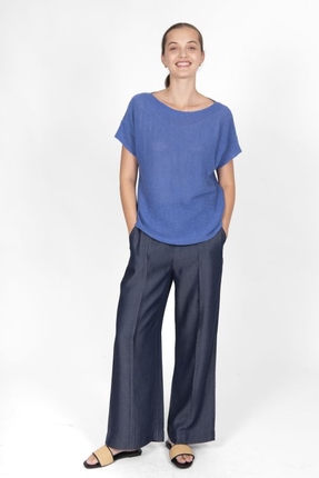 Horizontal knit top-knitwear-Gaby's