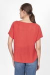 Horizontal knit top