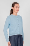 Curved hem cardigan
