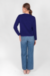 Curved hem cardigan