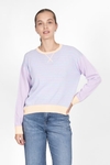 Striped jumper curved hem