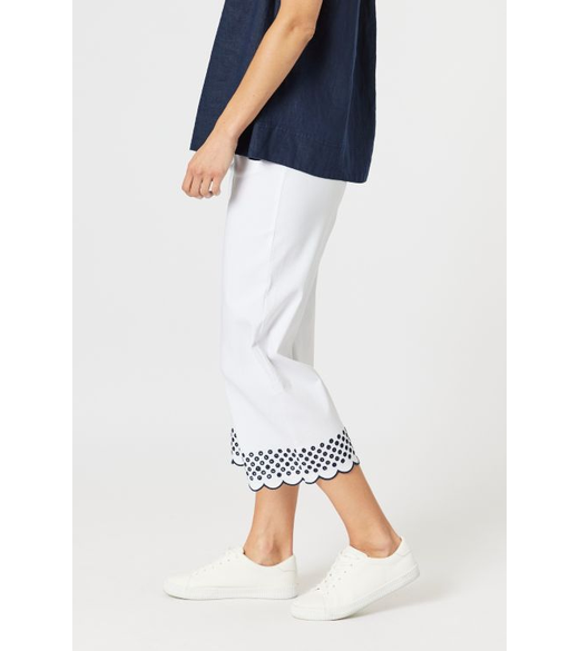 Scallop hem pant