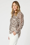 On safari shirt