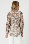 On safari shirt