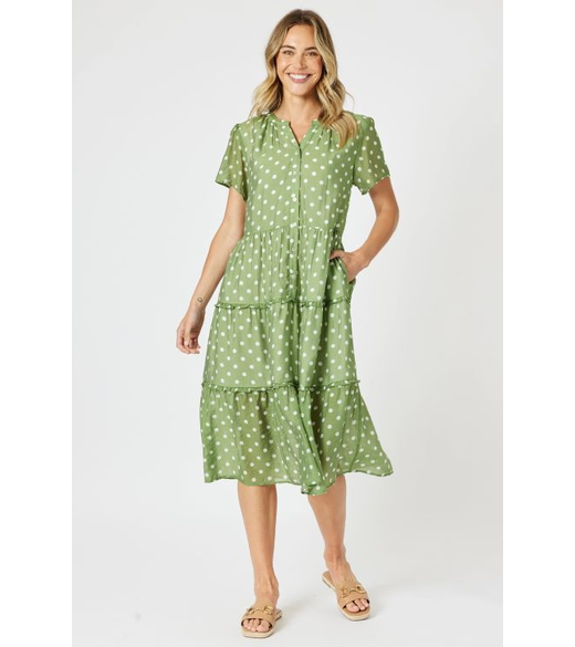 Basil spot dress