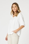 Lino V neck top
